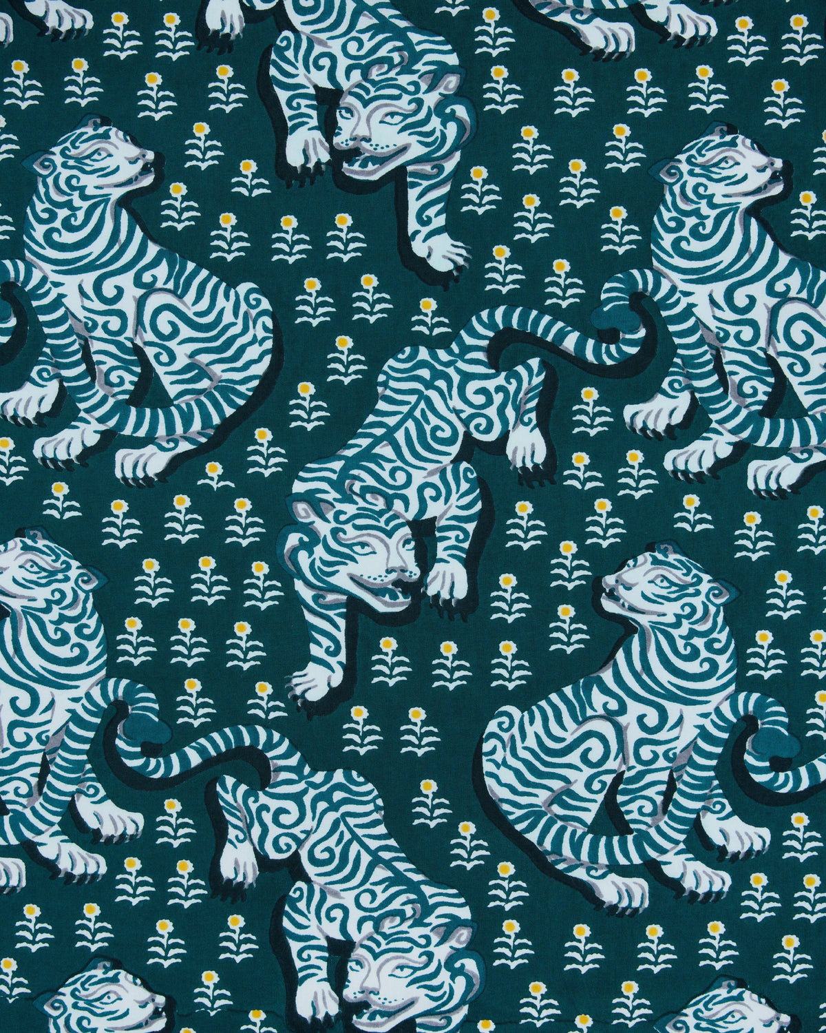 Tiger Queen PJ Set - Game Day Green