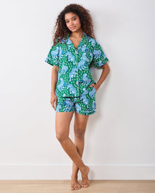 Tiger Queen Shorts Set - Jade