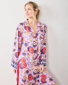 Champagne & Caviar - Checkered PJ Set - Lavender Spritz