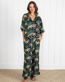 Bagheera 3/4 Sleeve PJ Set - Ink