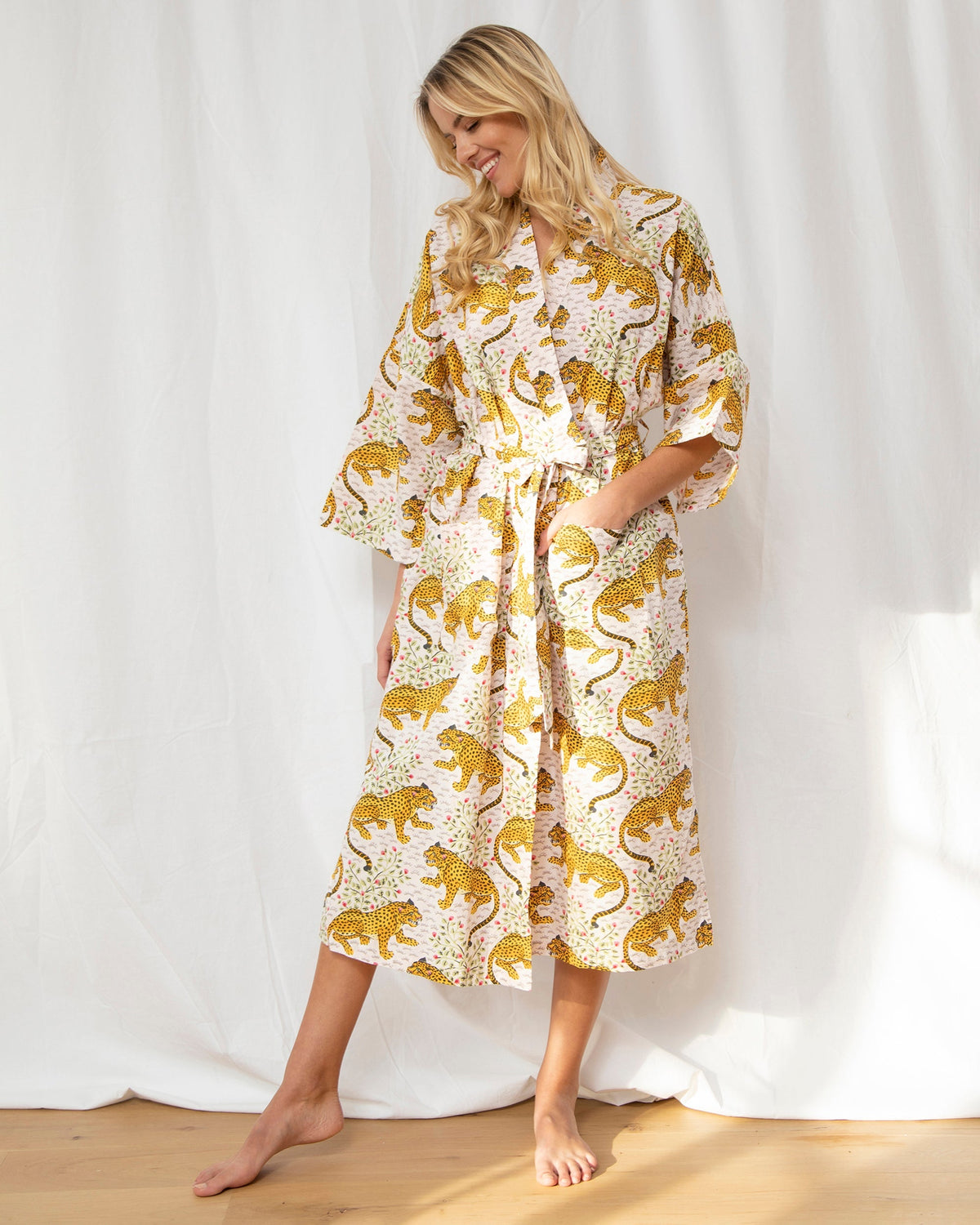 Bagheera Robe - Blush