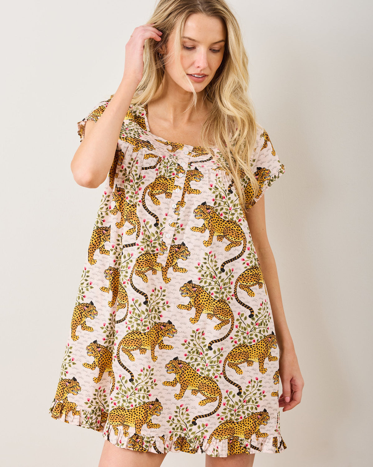 Bagheera - Pintuck Nightgown - Blush