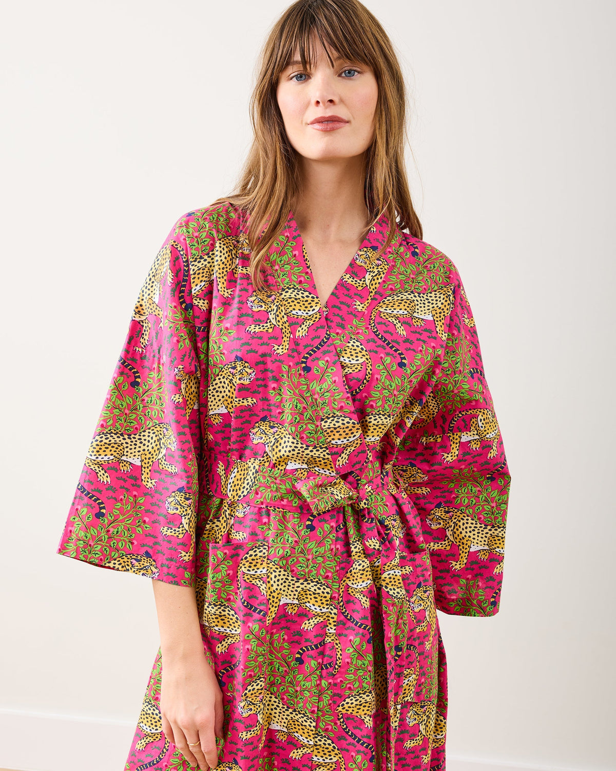 Bagheera Robe - Hot Pink