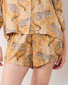 Bagheera 3/4 Sleeve Shorts Set - Tobacco