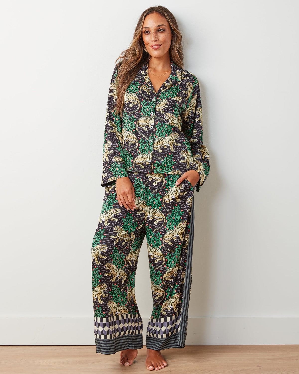 Bagheera - Checkered PJ Set - Ink