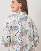Bagheera 3/4 Sleeve Shorts Set - Wedding Cake