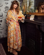 Bagheera Checkered Robe - Tobacco