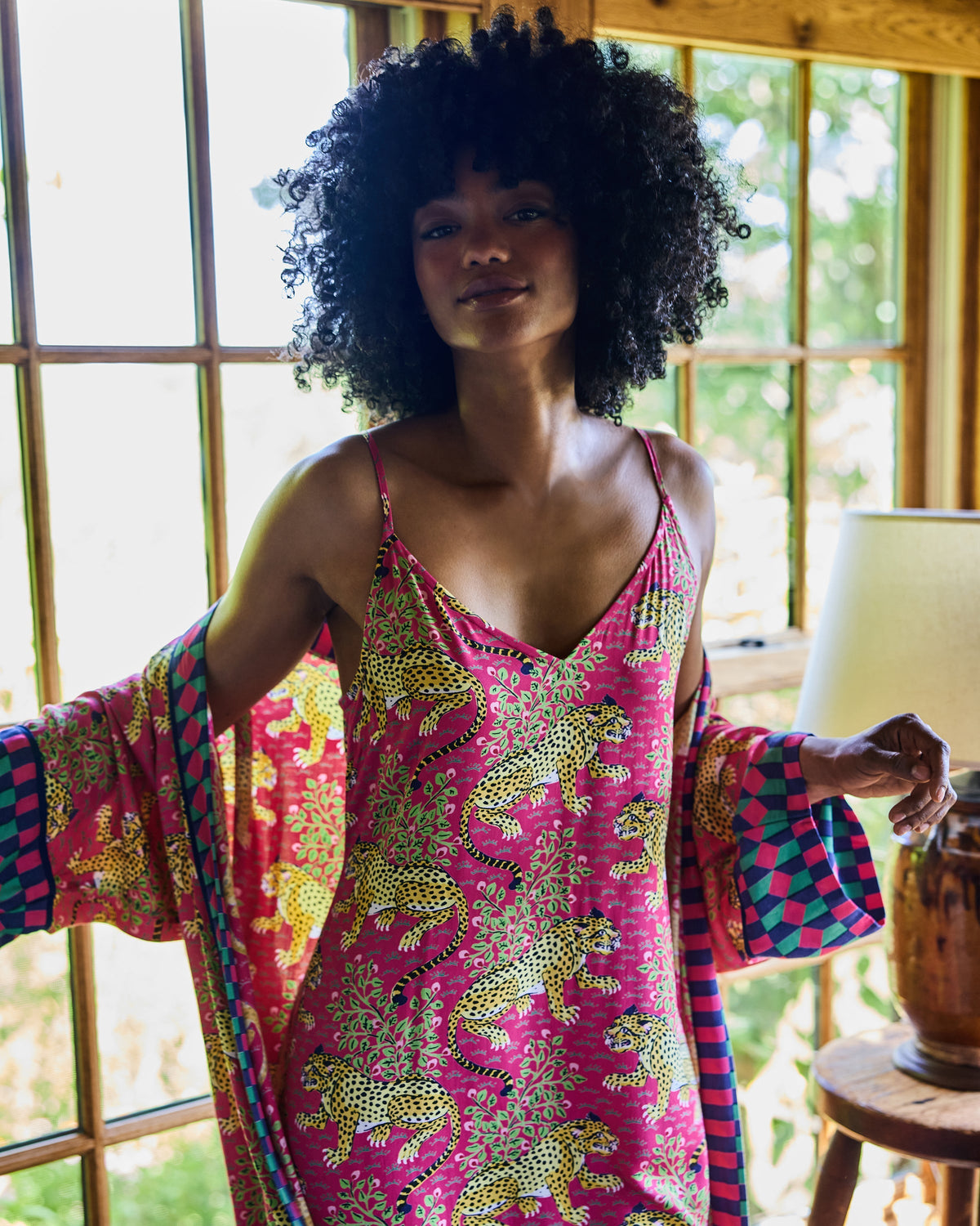 Bagheera Nightie - Hot Pink