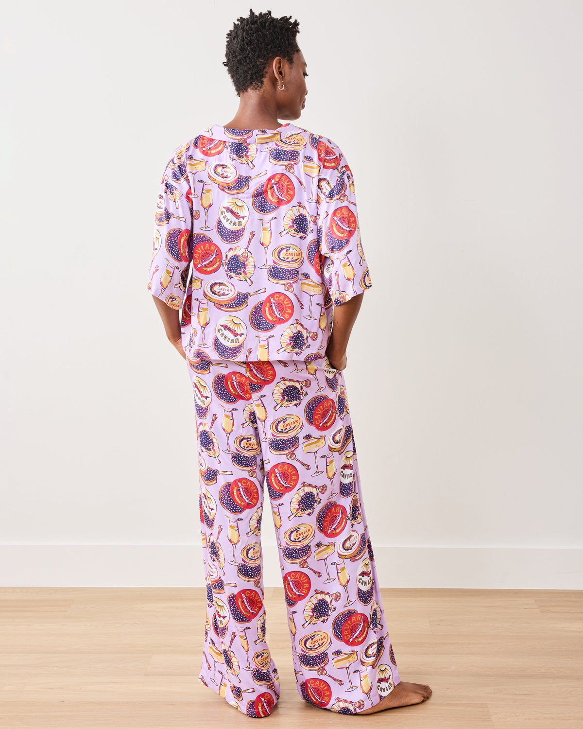 Champagne & Caviar 3/4 Sleeve - Lavender Spritz