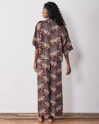 Bagheera 3/4 Sleeve PJ set  - Raisin