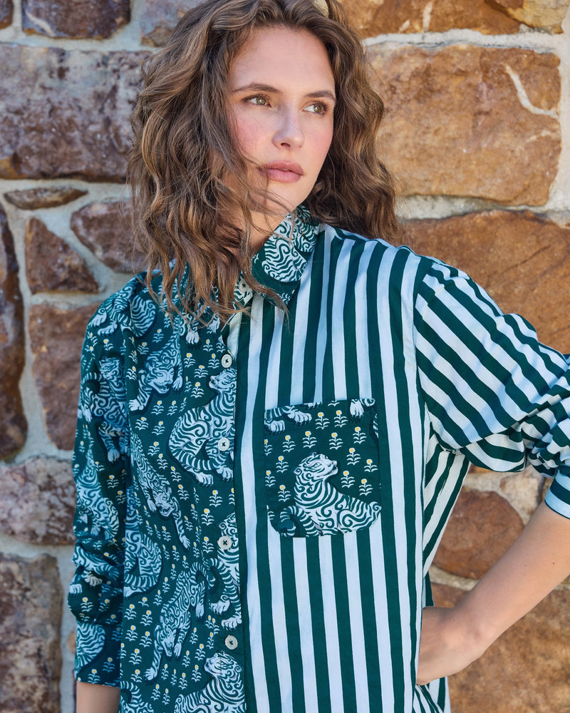 Tiger Queen Everyday Shirt - Game Day Green