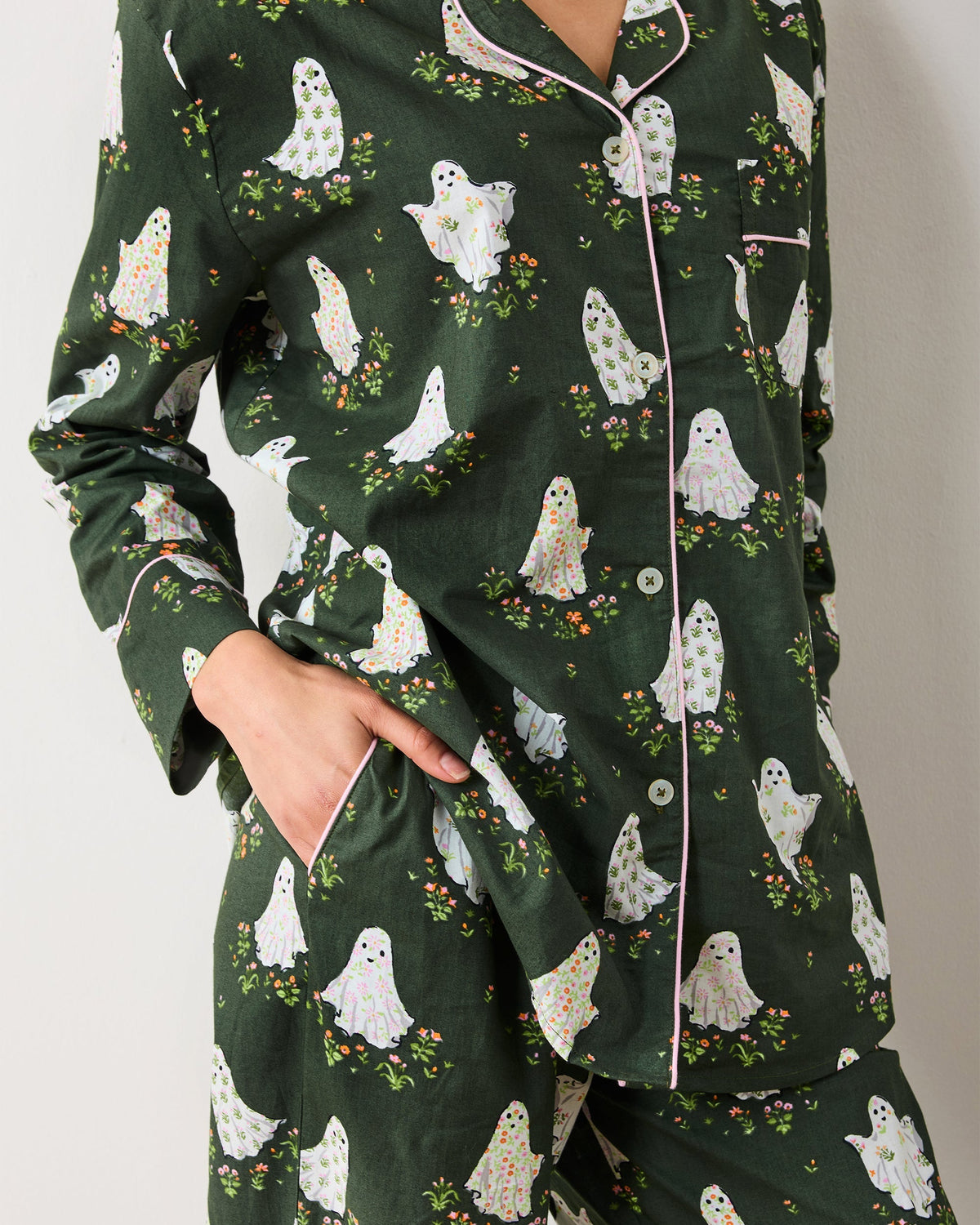 Gardening Ghosts PJ Set - Overgrown Moss
