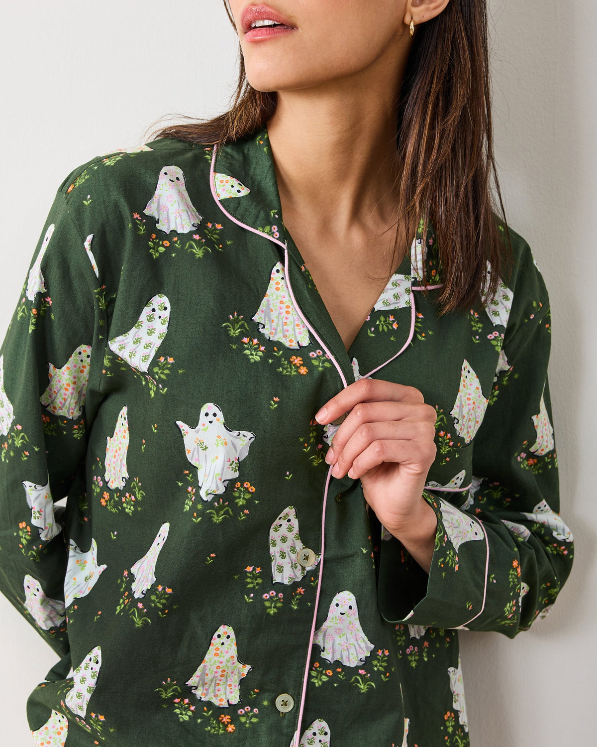 Gardening Ghosts PJ Set - Overgrown Moss