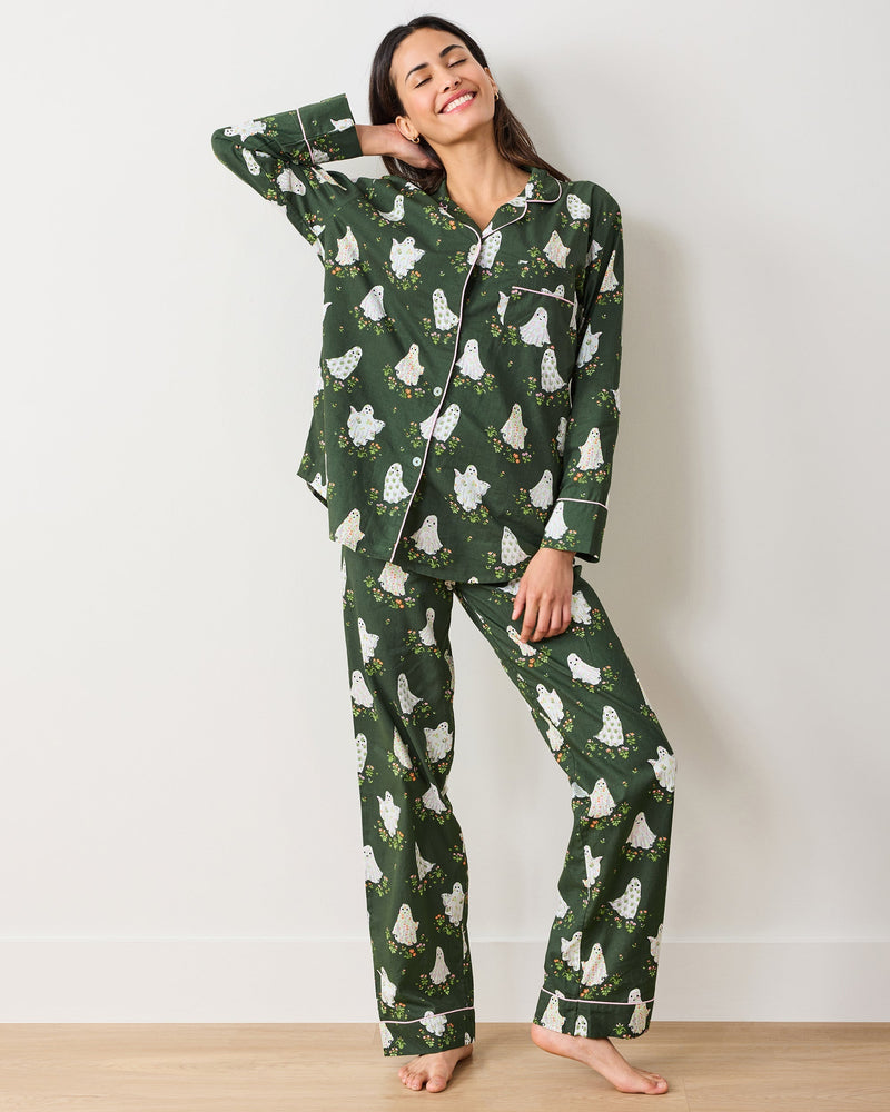 Gardening Ghosts PJ Set - Overgrown Moss