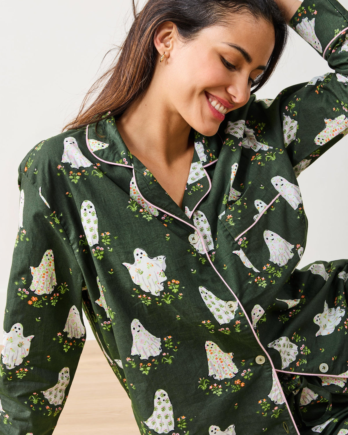 Gardening Ghosts PJ Set - Overgrown Moss