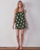 Gardening Ghosts Back to Bed Shorts Set - Overgrown Moss