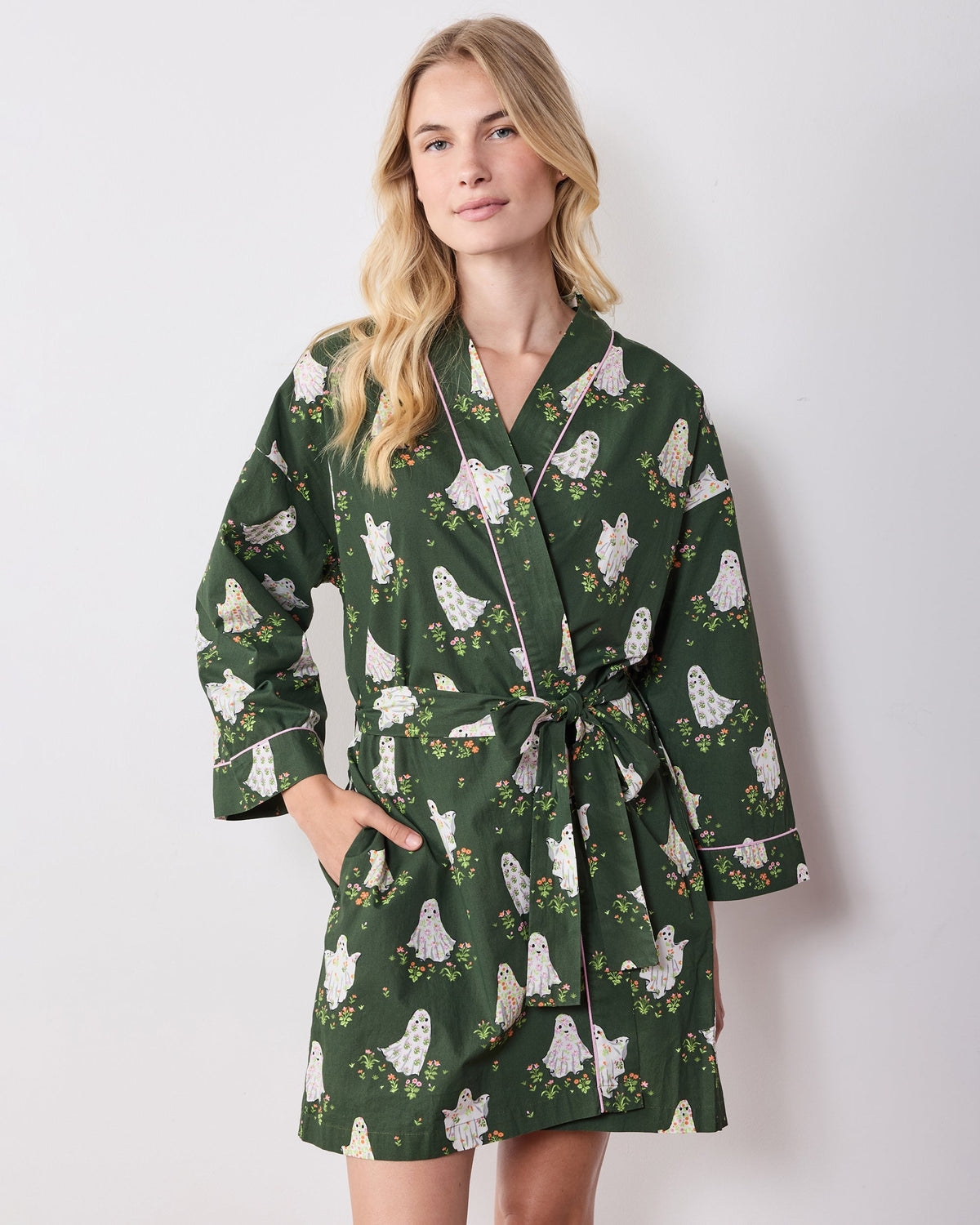 Gardening Ghosts Robe - Overgrown Moss