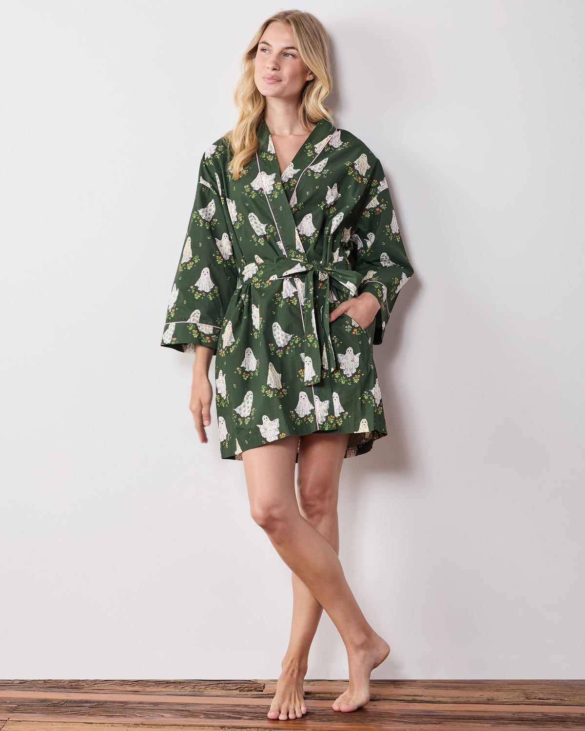 Gardening Ghosts Robe - Overgrown Moss