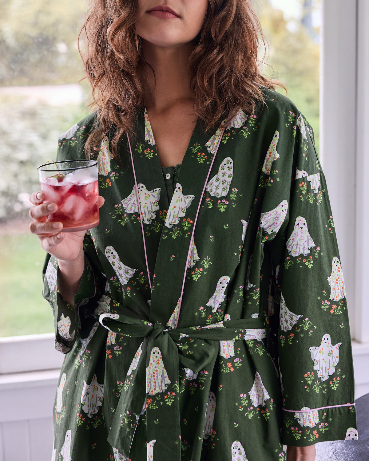 Gardening Ghosts Robe - Overgrown Moss