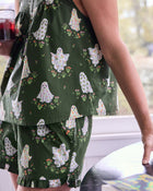 Gardening Ghosts Back to Bed Shorts Set - Overgrown Moss