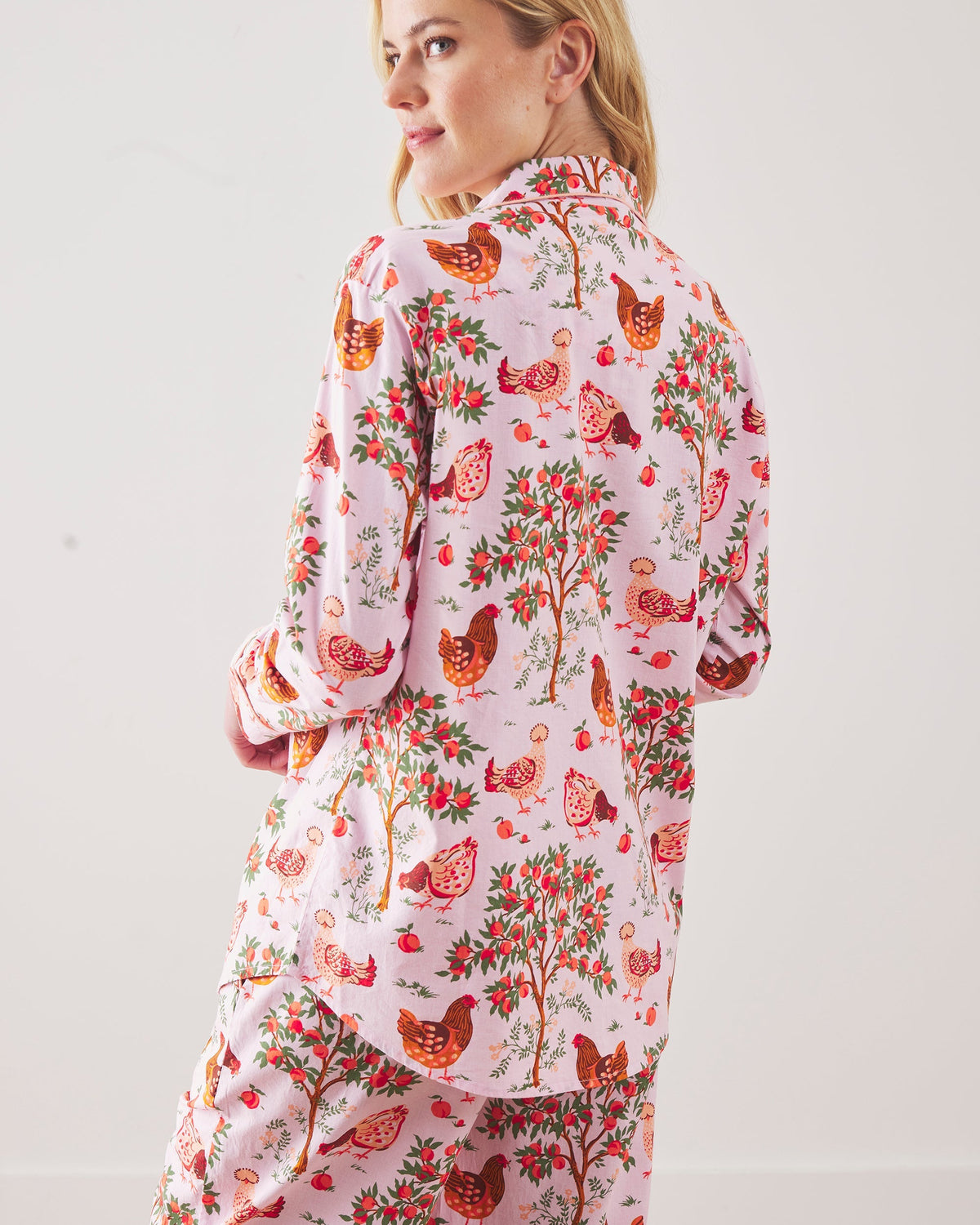 Hen House PJ Set - Ballet Pink