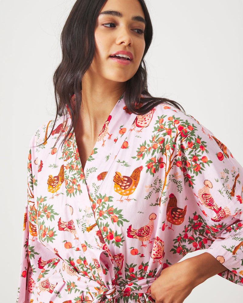 Hen House Robe - Ballet Pink