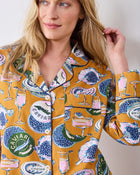 Champagne & Caviar PJ Set - Goldenrod