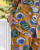 Champagne & Caviar PJ Set - Goldenrod