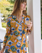 Champagne & Caviar PJ Set - Goldenrod