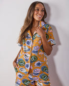 Champagne & Caviar Shorts Set - Goldenrod