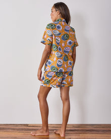 Champagne & Caviar Shorts Set - Goldenrod