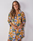 Champagne & Caviar Sleep Shirt - Goldenrod