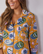 Champagne & Caviar Sleep Shirt - Goldenrod
