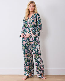 Champagne & Caviar PJ Set  - Peacock Feather