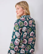 Champagne & Caviar PJ Set  - Peacock Feather