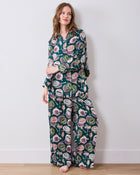 Champagne & Caviar PJ Set - Peacock Feather