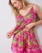 Bagheera Back to Bed Shorts Set - Hot Pink