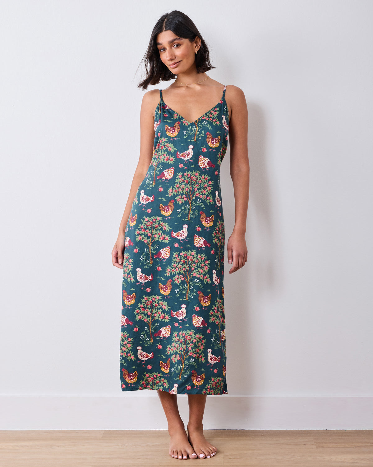 Hen House Nightie - Navy