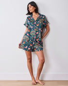 Hen House Shorts Set - Navy