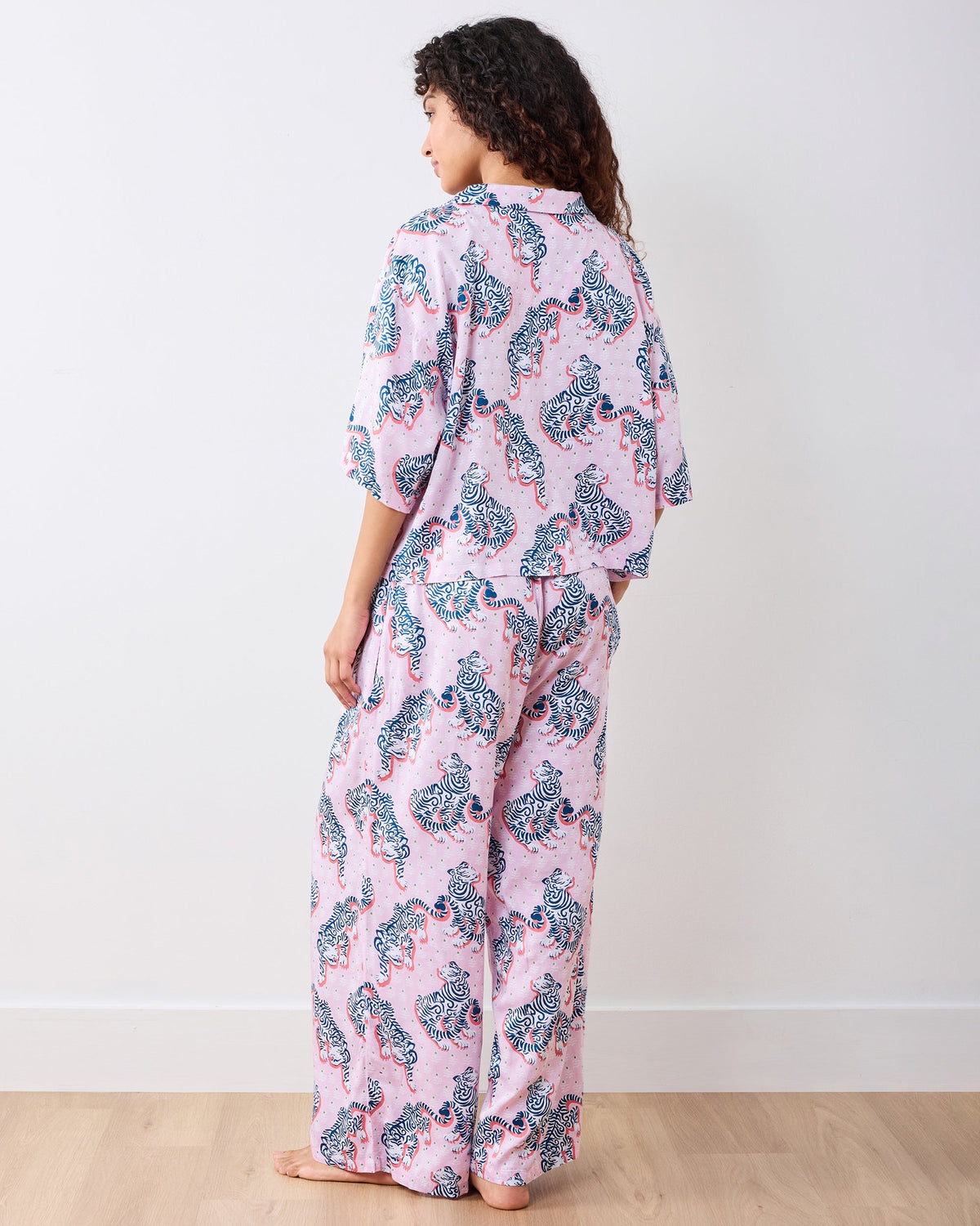 Tiger Queen 3/4 Sleeve - Blush & Bashful