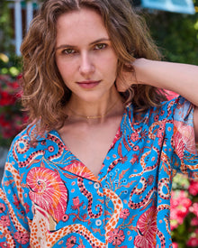 Octopus Isle 3/4 Sleeve PJ set  - Ocean Eyes