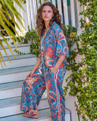 Octopus Isle 3/4 Sleeve PJ set - Ocean Eyes