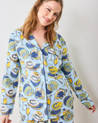 Champagne & Caviar PJ Set - Pale Blue