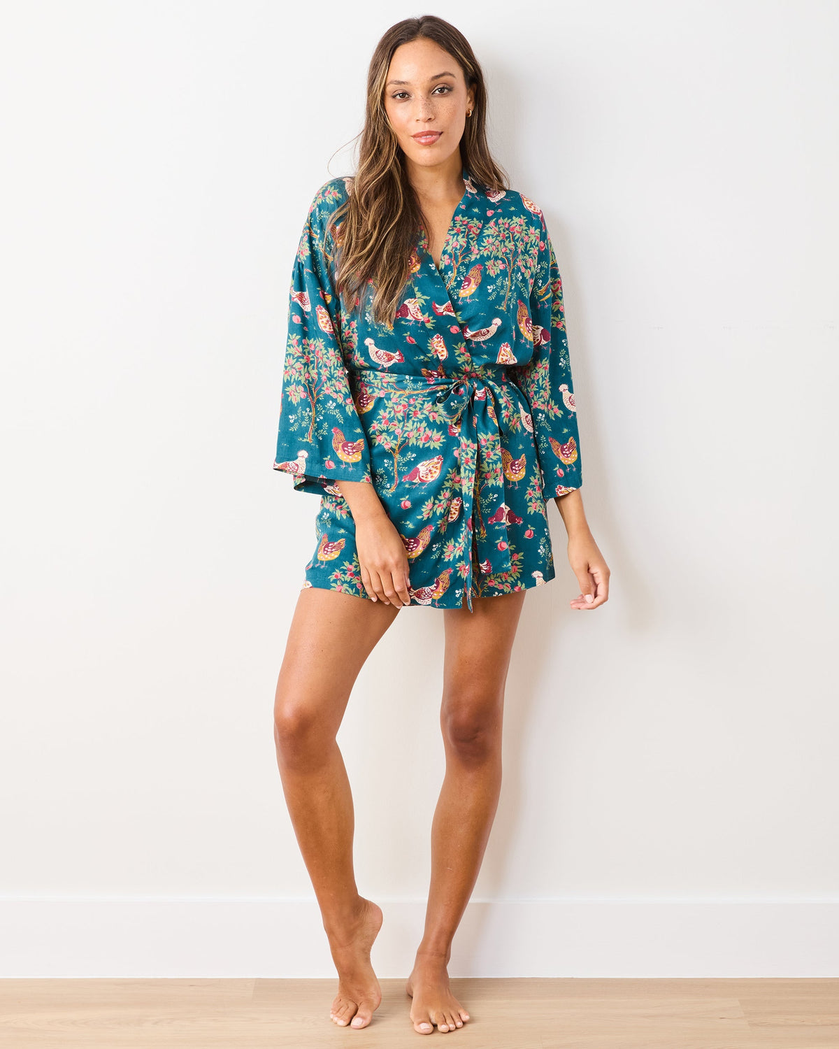 Hen House Robe - Navy