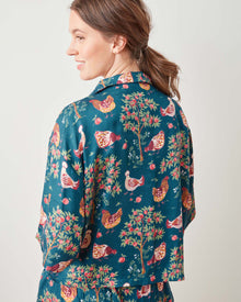 Hen House 3/4 Sleeve PJ set  - Navy