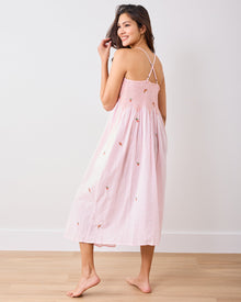 Hen House Embroidered Nightie - Ballet Pink