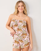 Bagheera Back to Bed Shorts Set - Blush