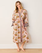 Bagheera Checkered Robe - Blush