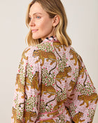 Bagheera Checkered Robe - Blush