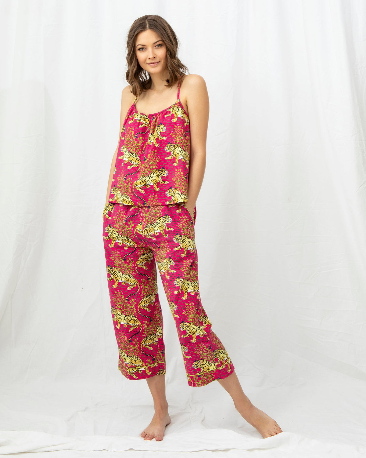 Bagheera Back to Bed PJ Set - Hot Pink